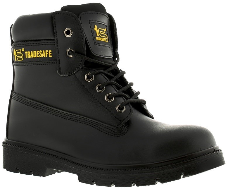 A pair of simplistic steel-toes, like these Tradesafe Builds, are ideal for any job.